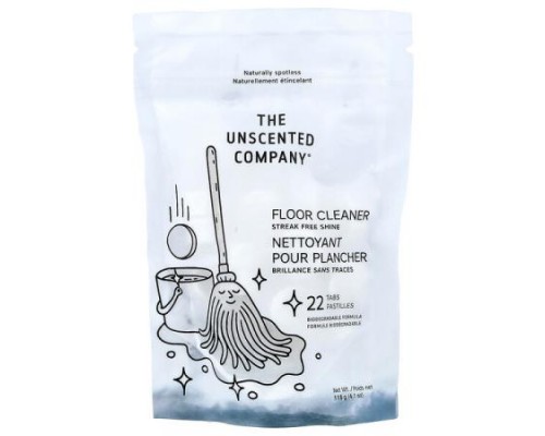 The Unscented Company, Floor Cleaner, 22 Tabs, 4.1 oz (116 g)