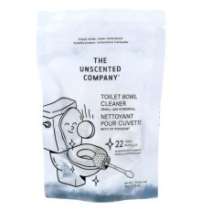 The Unscented Company, Toilet Bowl Cleaner, Fragrance Free, 22 Tabs, 2.75 oz (78 g)