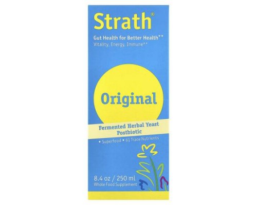 Bio-Strath, Original, Fermented Herbal Yeast Postbiotic, 8.4 oz (250 ml)
