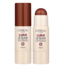 L'Oréal, Lumi, Le Glass Highlighter Stick, 625 Glassy Sunset Amour, 0.17 oz (5 g)
