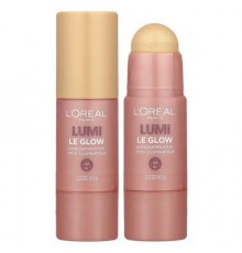 L'Oréal, Lumi, Le Glow Highlighter Stick, 635 Glowy Golden Couture, 0.22 oz (6.5 g)