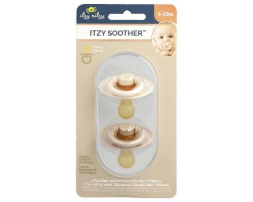 itzy ritzy, Itzy Soother™, Pacifiers with Natural Rubber Nipples, 6-18 Months, Coconut & Toast, 2 Pacifiers itzy ritzy, Itzy Soother™, Pacifiers with Natural Rubber Nipples, 6-18 Months, Coconut & Toast, 2 Pacifiers