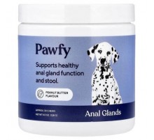Pawfy, Anal Glands, 6 Months+, Peanut Butter, 30 Chews, 4.5 oz (128 g)