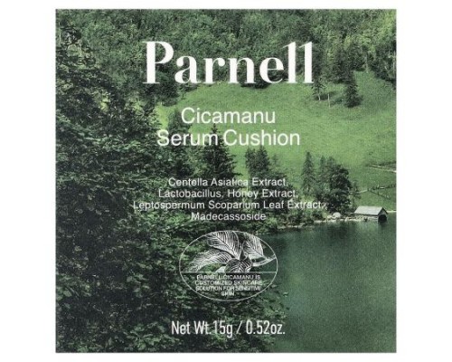 Parnell, Cicamanu Serum Cushion, 30N Rich Beige, 0.52 oz (15 g) Parnell, Cicamanu Serum Cushion, 30N Rich Beige, 0.52 oz (15 g)