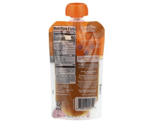 Happy Family Organics, Happy Baby®, Digestive Support Blends™, 6+ Months, Organic Apples, Pumpkin & Prunes, 4 oz (113 g)