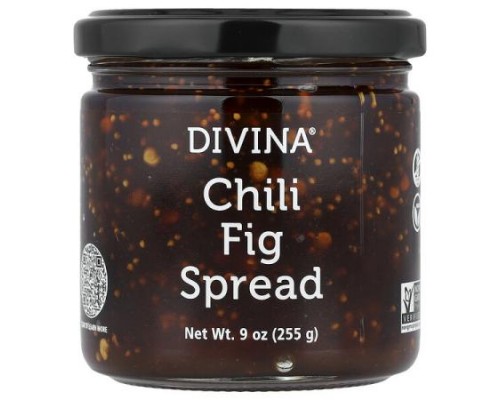 Divina, Chili Fig Spread, 9 oz (255 g) Divina, Chili Fig Spread, 9 oz (255 g)