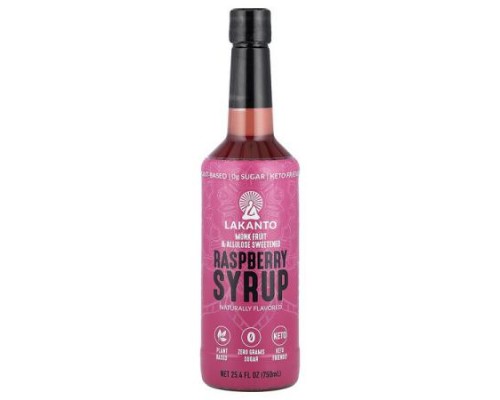 Lakanto, Raspberry Syrup, 25.4 fl oz (750 ml) Lakanto, Raspberry Syrup, 25.4 fl oz (750 ml)
