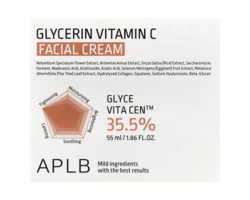 APLB, Glycerin Vitamin C Facial Cream , 1.86 fl oz (55 ml) APLB, Glycerin Vitamin C Facial Cream , 1.86 fl oz (55 ml)