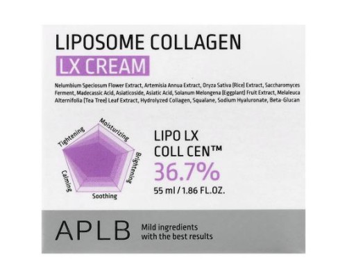 APLB, Liposome Collagen LX Cream , 1.86 fl oz (55 ml) APLB, Liposome Collagen LX Cream , 1.86 fl oz (55 ml)