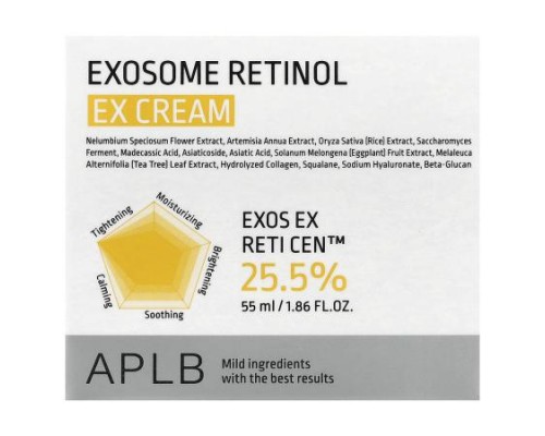 APLB, Exosome Retinol EX Cream , 1.86 fl oz (55 ml) APLB, Exosome Retinol EX Cream , 1.86 fl oz (55 ml)