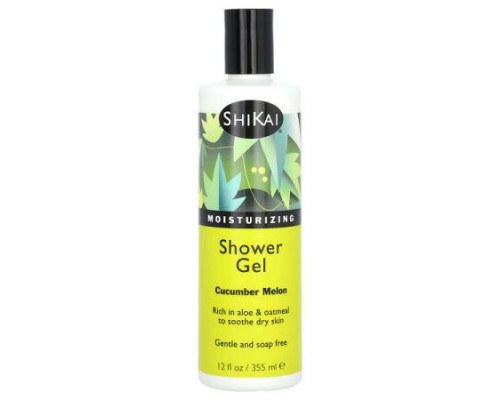 Shikai, Moisturizing Shower Gel, Cucumber Melon, 12 fl oz (355 ml) Shikai, Moisturizing Shower Gel, Cucumber Melon, 12 fl oz (355 ml)