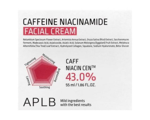 APLB, Caffeine Niacinamide Facial Cream , 1.86 fl oz (55 ml) APLB, Caffeine Niacinamide Facial Cream , 1.86 fl oz (55 ml)