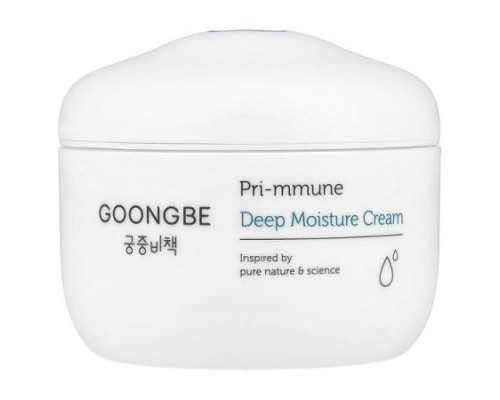 Goongbe, Pri-mmune Deep Moisture Cream, For Sensitive Skin, 100 ml