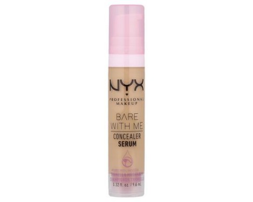 NYX Professional Makeup, Bare with Me, Concealer Serum, 04 Beige, 0.32 fl oz (9.6 ml)