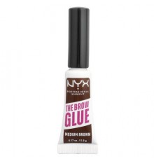 NYX Professional Makeup, The Brow Glue, Instant Brow Styler, 03 Medium Brown, 0.17 oz (5 g)