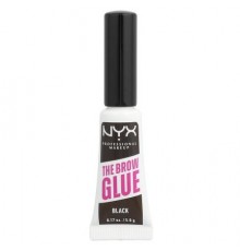 NYX Professional Makeup, The Brow Glue, Instant Brow Styler, 05 Black, 0.17 oz (5 g)