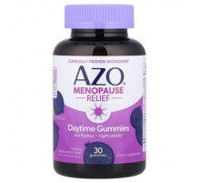 AZO, Menopause Relief, Daytime Gummies, Cooling Blackcurrant, 30 Gummies