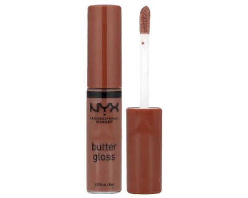 NYX Professional Makeup, Butter Gloss, Lip Gloss, 46 Butterscotch, 0.27 fl oz (8 ml)