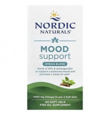 Nordic Naturals, Mood Support, Omega Blend, 60 Soft Gels