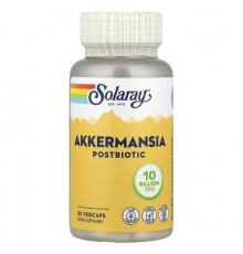 Solaray, Akkermansia Postbiotic, 10 Billion TFU, 30 VegCaps