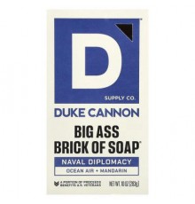 Duke Cannon Supply Co., Big Brick Of Bar Soap®, Naval Diplomacy, 10 oz (283 g)