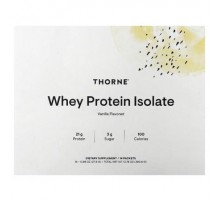Thorne, Whey Protein Isolate, Vanilla, 14 Packets, 0.98 oz (27.9 g) Each