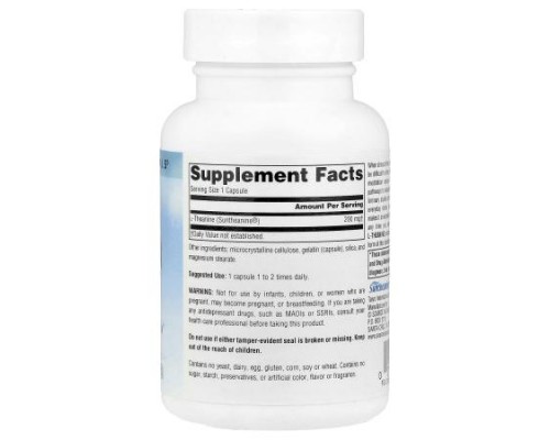 Source Naturals, Serene Science®, L-Theanine, 200 mg, 60 Capsules