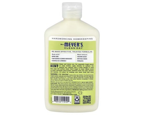 Mrs. Meyers Clean Day, Baking Soda Cream Cleanser, Lemon Verbena, 16 fl oz (473 ml)