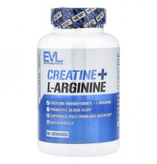 EVLution Nutrition, Creatine Plus L-Arginine, 120 Veggie Capsules