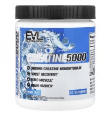 EVLution Nutrition, Creatine 5000®, Blue Raz, 10.3 oz (292 g)