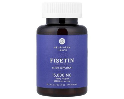 Neurogan Health, Fisetin, 500 mg, 30 Capsule Neurogan Health, Fisetin, 500 mg, 30 Capsule