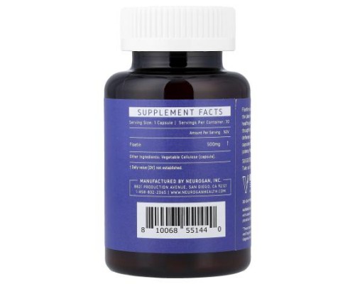 Neurogan Health, Fisetin, 500 mg, 30 Capsule Neurogan Health, Fisetin, 500 mg, 30 Capsule