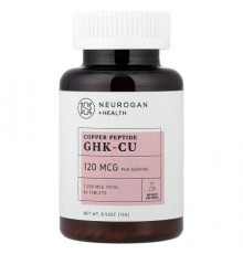 Neurogan Health, Copper Peptide GHK-CU , 120 mcg, 60 Tablets, 0.52 oz (15 g)