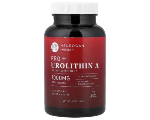 Neurogan Health, Pro+ Urolithin A, 120 Capsules (500 mg per Capsule)