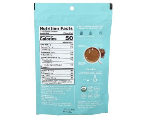 Four Sigmatic, Calm, Organic Dark Hot Cocoa, 6.35 oz (180 g) Four Sigmatic, Calm, Organic Dark Hot Cocoa, 6.35 oz (180 g)