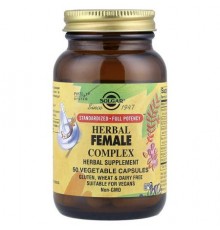 Solgar, Herbal Female Complex, 50 Vegetable Capsules