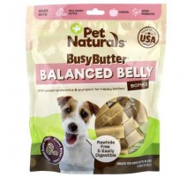Pet Naturals, BusyButter®, Balanced Belly Bones, For Dogs Up To 26 lbs, Peanut Butter-Filled, 13 oz (368.5 g)