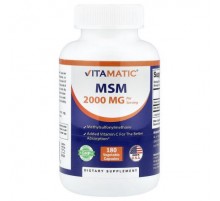 Vitamatic, MSM, 180 Vegetable Capsules