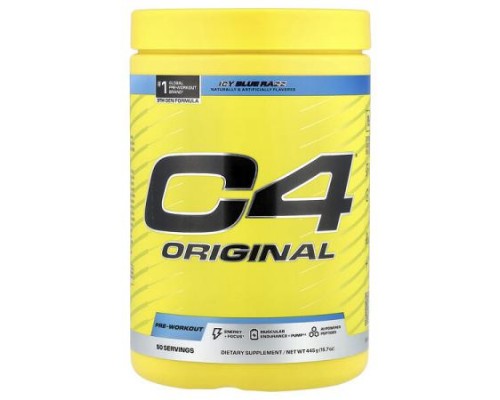 C4 / Cellucor, C4® Original, Pre-Workout, Icy Blue Razz, 15.7 oz (445 g)