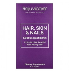 Rejuvicare, Hair, Skin & Nails, 60 Caplets