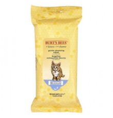 Burt's Bees, Gentle Cleansing Wipes with Buttermilk, For Kittens, 50 Count