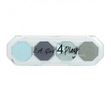 L.A. Girl, 4 Play Eyeshadow Palette, GES231 All Nighter, 0.11 oz (3.2 g)
