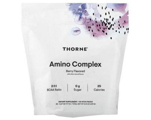Thorne, Amino Complex, Berry, 30 Stick Packs, 0.27 oz (7.7 g) Each