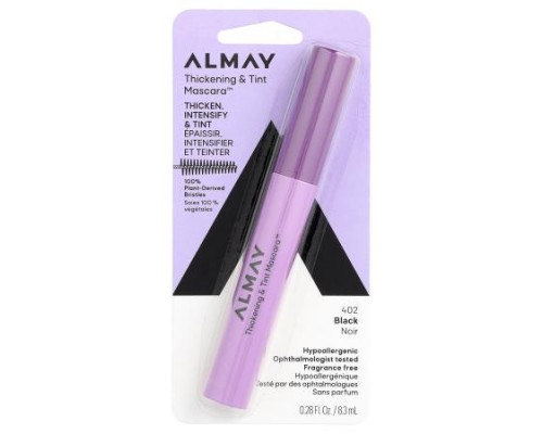 Almay, Thickening & Tint Mascara™, 402 Black, 0.28 fl oz (8.3 ml)