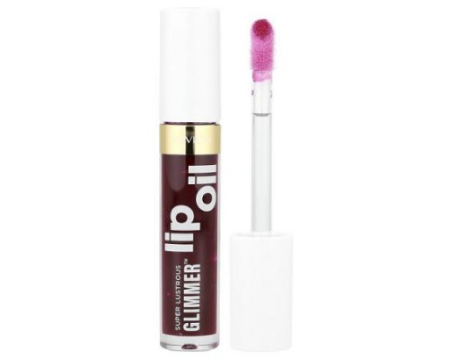 Revlon, Super Lustrous Glimmer™, Lip Oil, 006 Plum Pop, 0.13 fl oz (3.8 ml)