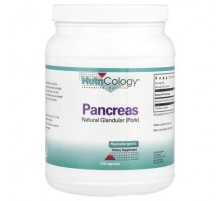 Nutricology, Pancreas, Natural Glandular (Pork), 425 mg , 720 Capsules