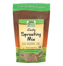 NOW Foods, Real Food, Zesty Sprouting Mix, 16 oz (454 g)