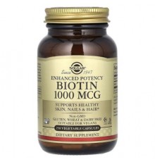 Solgar, Biotin, 1,000 mcg, 250 Vegetable Capsules