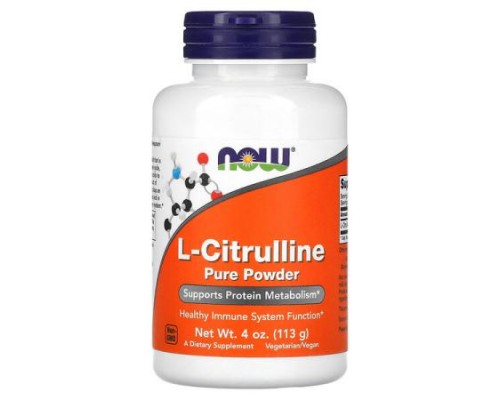 NOW Foods, L-Citrulline, Pure Powder, 4 oz (113 g) NOW Foods, L-Citrulline, Pure Powder, 4 oz (113 g)