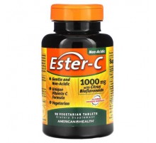 American Health, Ester-C With Citrus Bioflavonoids, 1,000 mg, 90 Vegetarian Tablets